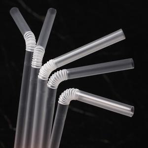 자바라 플라스틱 일회용 빨대 7.0mmX210mm 투명 벌크 빨대 2000개 스트로우