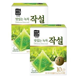 녹차원 100% 국산 맛있는 녹차 작설 삼각티백 10티백 x3개