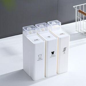 사각 세탁 세제 소분용기 1000ML 리필용기 통 1L