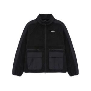 널디 NERDY 우븐 블락 플리스자켓 블랙 PNEW23FJ0101 285111