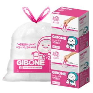기본에 재활용 봉투 손잡이 일회용 비닐 20L 100매 X2