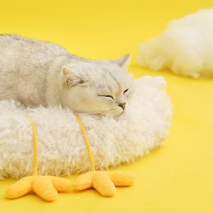 [ZEZE]고양이 강아지 침대 꼬꼬 병아리 쿠션 방석