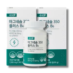 2통/마그네슘 350 플러스 비타민 B6 고함량 마그네슘