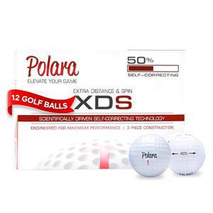 Polara Golf XDS 추가 거리  스핀 3피스 골프공 12개 후크 및 슬라이스 교정용