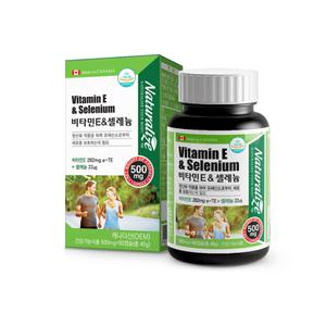 네추럴라이즈 비타민E 앤 셀레늄 500mg x 90캡슐