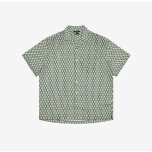 [롯데백화점]파렌 25S/S 파렌하이트 리프 패턴 오픈카라 셔츠 FKBAD5362