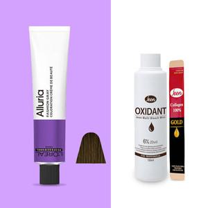 로레알 알루리아 90g 염색약/산화제+콜라겐/전문가용 - 패션그레이