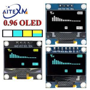 IIC 직렬 백색 OLED 디스플레이 모듈, 아두이노용 12864 LCD 스크린 보드, 0.96 인치, 128X64 I2C SSD1306,