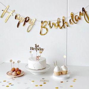 생일 플래그 가랜드 장식 파티 꾸미기 이벤트 용품
