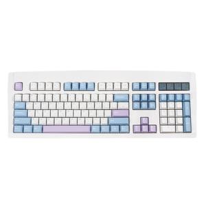QSENN DT35 104 PBT 유무선기계식 키보드 블루퍼플/오테뮤 바다축