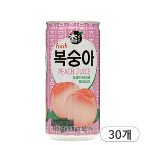 대일 참맑은 복숭아 175ml x 30개 캔음료 복숭아맛음료 과일맛 작은캔