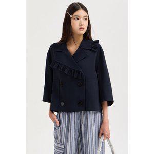 [럭키슈에뜨](센텀시티점) 25FW 프릴 폴리 자켓 LQJAW25100 (온라인전용)