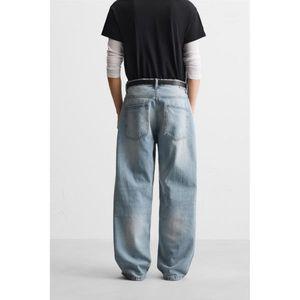 [국내] 자라 남성 ZARA JEANS BAGGY FIT - 라이트 블루 4048/400/406 Men 3345408