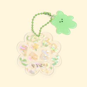 민화샵 칭찬 아크릴 키링 만들기 세트 행운 S240030B 혼합색상 10세트