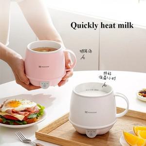 MOKKOM MK-383 전기 열 우유 컵 가정용 다기능 차 수프 500ml 300W