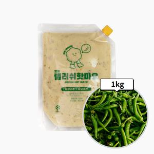 맛붐 청양마요소스 1kg 랠리쉬핫마요 청양고추 마요네즈 소스