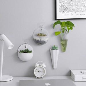 수경 벽걸이 화분 2660 화분 플라스틱 꽃병 녹색