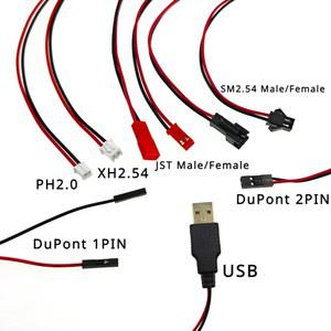 RC TO 7V USB 후타바 54 PH2 플러그 드론 충전기 케이블 XH2 쿼드콥터용 충전 JST SM