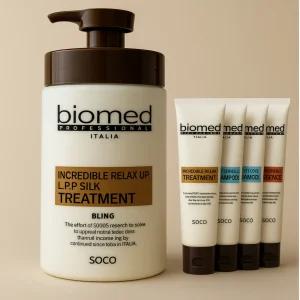 바이오메드 릴렉스업 인크레더블 LPP 실크 헤어 마스크 1000ml +200ml 대용량 헤어팩 트리트먼트