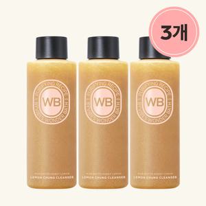 [조성아뷰티공식]  200ml x 3개 원더바스 레몬청클렌저+슈퍼베지톡스 클렌저 리뉴얼