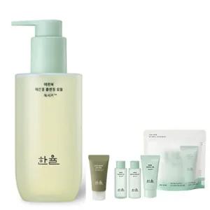 한율 어린쑥 매끈결 클렌징 오일200ml+3종여행용키트