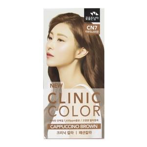꽃을든남자 CN7 카푸치노브라운 염색약 머리카락 머리 새치 흰머리 컬러 칼라 크림