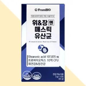 프롬바이오 위엔장 매스틱 유산균 프로바이오틱스 10억 CFU 위건강 장건강엔