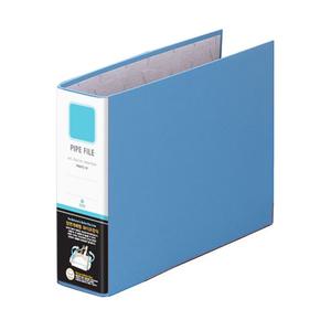 문화 양면개폐형 파이프바인더 A4 가로형 청색 PB8872-7A