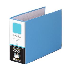 문화 양면개폐형 파이프바인더 A4 가로형 청색 PB8875-7A