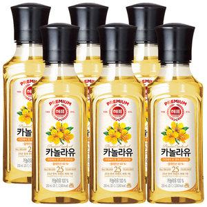 사조 해표 카놀라유 250ml x 6개 / 식용유 유지류 오일 기름
