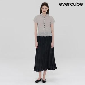[런칭가239000원]에바큐브 25SS  360도 플리츠 스커트