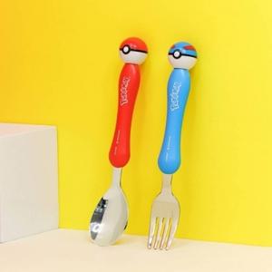 스터 입체 몬스터볼 스푼포크세트