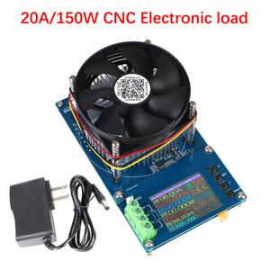 호환 전자 부하 4 선 리튬 배터리 테스터 전원 계량기 충전기 EU 미국 플러그 150W 20A DC 조정 가능한 테