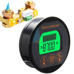 호환 TR16 방수 배터리 용량 표시기 DC 8-80V 50A 100A 350A 테스터 전압계 전류계 전압 전류 측정기