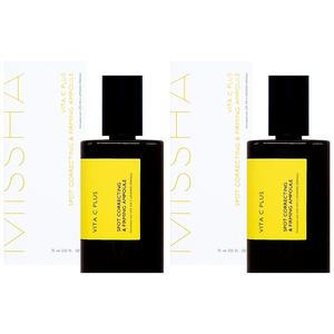 미샤 비타씨플러스 잡티씨 탄력 앰플 75ml + 75ml 피부톤개선 미백앰플