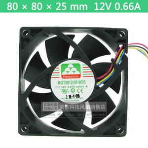 8025 80MM 80 25MM 컴퓨터 CPU 냉각 PROTECHNIC MGT8012UR W25 쿨러 마스터 FA08025M12LPA 12V 66A 4핀