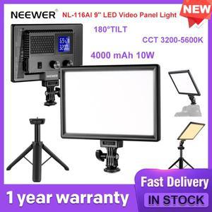 카메라 용품 NEEWER NL-116AI LED 비디오 라이트 패널 조도 조절 DSLR 카메라 소프트  3200K ~ 5600K CRI95