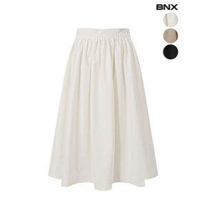 [하프클럽/BNX]여성 뒷밴딩 썸머 미디 스커트