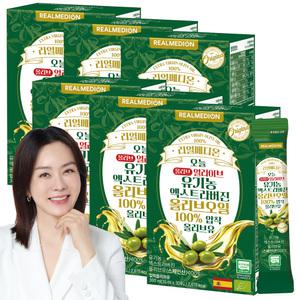 리얼메디온 (총6박스) 유기농 엑스트라버진 올리브오일 스틱 오늘 올리브 얼라이브 100% 압착 올리브유 냉압착