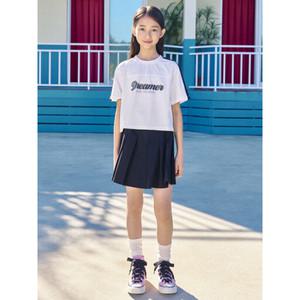 [롯데백화점]탑텐키즈 MKF2IP2204 여아) 쿨에어 코튼 스커트 셋업