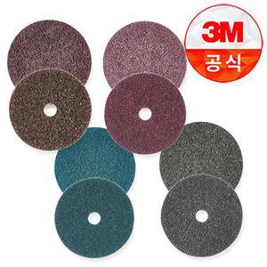 3M수세미 스카치브라이트 4인치 SC디스크 연마디스크 1개