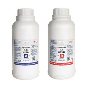 티알레진(T.R Resin) 2kg/투명경질우레탄 T.R레진 크리스탈 영남상사