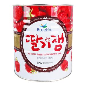 진산 블루힐 딸기잼 3kg-캔