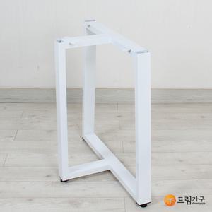 우드슬랩다리 (낱개 한개)테이블 식탁 철재 원목상판다리