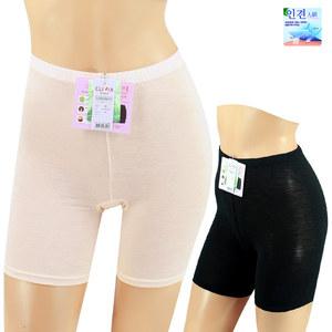 5부 인견 속바지 트로이카 팬티겸용 크리비아 속바지
