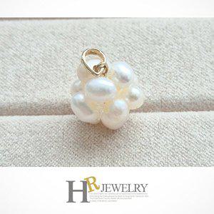 [호림쥬얼리]14K Gold 밥풀담수 히트_예쁜(HR)14K 뉴 크리스 진주 펜던트