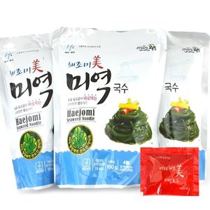 해조미 미역국수 180gx5봉+비빔소스5개