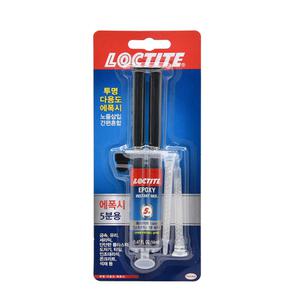 록타이트 5분 에폭시 14ml 강력 접착제 순간 아크릴 금속 타일 석재 본드