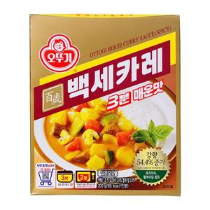 백세카레3분 매운맛 200g x 24개