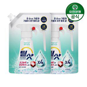 틸샷 초고농축 세탁세제 리필형 1000ml 2개